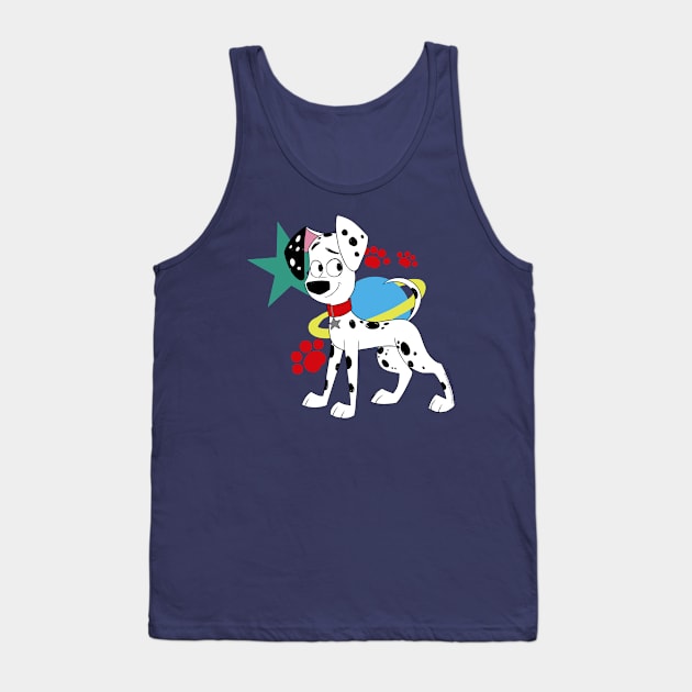 Dylan Dalmatian Tank Top by SteampunkSeahorse